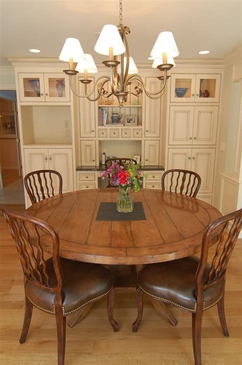 For those looking for a completely different take on the wooden kitchen table design, consider having one custom built. . Gardenweb kitchen table